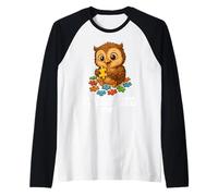 J'adore Vraiment Les hiboux et Les Puzzles pour Les Amoureux des hiboux Funny Cute Manche Raglan