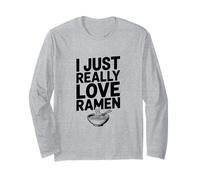 J'adore Vraiment Les Ramen Funny Foodie Manche Longue