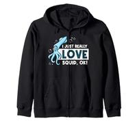 J'adore Vraiment Squid OK | Squid Sweat à Capuche