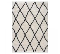 Jadorel - Tapis Berbère Style 240x320cm, Tapis Salle à Manger, Tapis Crème Motif Berbère, 5012
