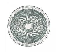 Jadorel Tapis Exterieur EXT Cosmic Reversible Rond en polypropylène Fait en Europe | Vert - 240x240 Rond