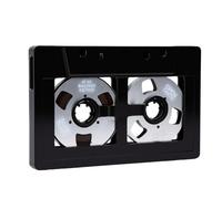 Jadpes Cassette Audio Bande Magnetique 50 Minutes D'enregistrement, Reel | Coque ABS, résistante, double face, pour enregistrement de musique, compatible avec les lecteurs de cassettes