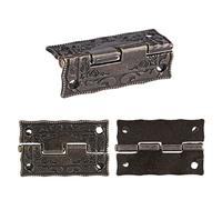 Jadpes Charnière, 10 Pcs 0 ° -270 ° Bronze Antique Cabinet Boîte à Bijoux Charnières Porte Meubles Bois Cas pour Armoires De Cuisine Heavy Duty