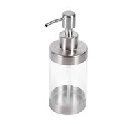 Jadpes Distributeur de Savon, 1PC 350ml Acrylique en Acier Inoxydable 304 pour Lotion de Pompe de comptoir de comptoir pour Distributeur de Savon Liquide Flacon Pompe Vide