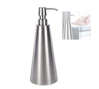 Jadpes Distributeur de Savon Rechargeable,1 PC 800 ML Grande capacité en Inoxydable Pompe Distributeur Savon comptoir Salle de Bains Accessoire pour récipients liquides shampooin