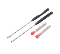 Jadpes Jeu de Tiges D'inoculation Légères Chromées 21 Cm pour Utilisation
