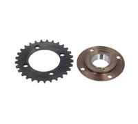 Jadpes Kit de Pignon Moto 29T, Acier au Carbone, pour Transmission | Toothless freewheel, Easy installation, Durable design, ATV compatible
