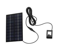 Jadpes Kit de Pompe Solaire avec Buses Anti Colmatage pour Irrigation | Matériau ABS durable, 4 buses interchangeables, facile à installer, idéal pour les jardins, piscines, bains d\'oiseaux