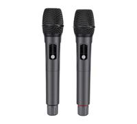 Jadpes Microphone sans Fil Rechargeable avec Une Portée de 30 M | Matériau ABS léger, conception ergonomique, capteur à faible bruit, adapté aux performances, forte résistance aux