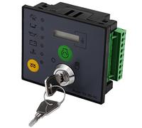 Jadpes Panneau de contrôle Manuel Genset Controller, Panneau de carte de contrôleur de générateur de démarrage manuel avec clés pour Générateur