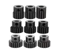 Jadpes Pignon de Moteur RC, Engrenages de pignon Moteur, 32DP -15 5mm 13-15T 16-18T 19-21T Ensemble d'engrenages à pignon Moteur pour 1/8 Voiture RC S CS R31 SCX10 AX10 Voiture d