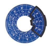 Jadpes Roue des Quintes, Entraîneur D'Accords Facile | Alliage d\'aluminium, Conception portable pour les musiciens, Supporte guitare, piano, ukulélé
