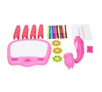 Jadpes Table à Dessin Multifonctionnelle pour Enfants, Projecteur LED