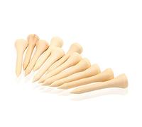 Jadpes Tee en Bois, Goujons en Bois de Golfs, 100 pièces/lot 5 Tailles en Bois Tees Hauteur Bambou Tees, incassable Tee, Accessoires équipement(4.2