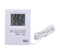 Jadpes Thermomètre numérique Compteur de température numérique thermomètre numérique intérieur extérieur LCD thermomètre numérique intérieur extérieur thermomètre, Thermomètre nu