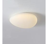 Jadssox Plafonnier LED Moderne Blanc Luminaires, 3 Mode Couleur Lustre Pavé Semi Encastré Plafonniers pour Cuisine Allée Couloir Balcon Escalier Chambre