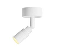 Jadssox Spot De Plafond LED Zoomable 3°-60°, Petit Spot Directionnel, Spots De Plafond Réglables, Lampes D'accentuation À Montage Exposé For Salon, Éclairage D'œuvres D'art(White-3000K)