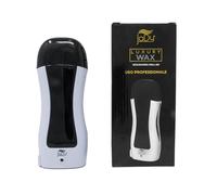 JaDy - Chauffe-cire Roll-on | Chauffage rapide 40 min | Compatible cartouches 100 ml | Design ergonomique | Épilation à domicile, Noir et blanc, 1 unité