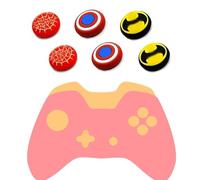 Jaeespon Lot de 6 coques de protection antidérapantes en silicone pour manette de jeu sans fil