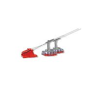 Jaegerndorfer JaegerndorferJC89293 Téléphérique Manuel Rouge 2 cabines, Multicolore