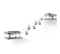 JÄGERNDORFER Téléphérique (D-Line Flying Mozart) 1:87 voie H0 Neuf