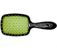 Jäneke Superbrush Noir VERT Brosse à cheveux professionnelle pour démêler et sécher sans dessécher 20,5 cm (71SP226 VER)