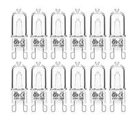 Jaenmsa Ampoule G9 28W 230V Dimmable Blanc Chaud, Ampoule Halogène G9 Tolérance de 300°C, Ampoule Four Pour Four Micro-ondes Cuisinière Plafonniers, Lot de 12