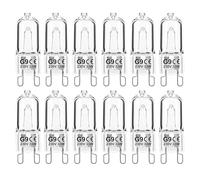 Jaenmsa Ampoule G9 33W 230V Dimmable Blanc Chaud, Ampoule Halogène G9 Tolérance de 300°C, Ampoule Four Pour Four Micro-ondes Cuisinière Plafonniers, Lot de 12