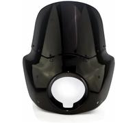 Jaeooai Phare de pour moto pour Dyna 2006 Retro Motorcycle, carénage phare 5-3/4 po Assemblage de phare de moto(Noir,9INCH)