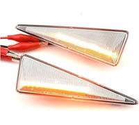 Jaeooai Témoin lumineux de rétroviseur latéral pour Espace pour MK4 Vel Satis Wind Avantime pour Megane 2 2001-2014 pièces Indicateur de rétroviseur extérieur