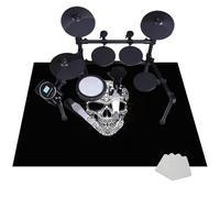 JaevKwzy Tapis de Batterie Acoustique Insonorisant - Tapis pour Batterie et Percussions - Tapis de Tambour - Tapis pour Batterie Electronique - Anti Bruit Tapis de Batterie 140 x 120 cm