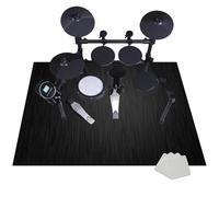 JaevKwzy Tapis de Batterie Acoustique Insonorisant - Tapis pour Batterie et Percussions - Tapis de Tambour - Tapis pour Batterie Electronique - Anti Bruit Tapis de Batterie 120 x 90 cm