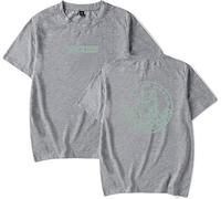 JAFCUE Europe Et Amérique Josiah Queen Imprimé Tshirt, Hip Hop Harajuku Style Crew Col Manches Courtes Casual Tops, T-Shirts Unisex pour Les Hommes Et Les Femmes(XS-3XL)(5,S)