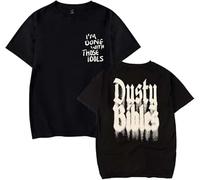 JAFCUE Europe Et Amérique Josiah Queen Merch T-Shirts, Unisex Décontracté À Manches Courtes Imprimé Graphique Tee Vêtements De Rue(1,S)