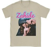 JAFCUE Europe Et Amérique Zahide Chemise Graphique Tees Cou D'équipage Manches Courtes Casual Tshirt Merch Unisex pour Les Fans(3,3XL)