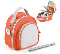 Jaffzora Étui de transport compatible avec lecteur de musique et casque audio Yoto Mini édition 2024 pour enfants, sac de rangement de voyage pour cartes audio, cartes radio (jusqu'à 30 cartes) avec