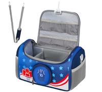 Jaffzora Étui de Transport pour kit de démarrage Toniebox 1&2, Sac de Transport Compatible avec Les Personnages Tonies Figures, écouteurs et Accessoires, Bleu, Organiseur de Sac