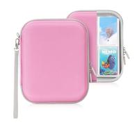 Jaffzora Porte-Cartes pour Cartes Yoto - 120 Poches imperméables et résistantes aux Rayures, classeur de 17,8 x 4,3 x 21,8 cm pour Livres Audio, Cartes à Jouer, Parfait pour Enfants et Adultes (Rose)