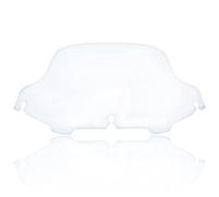 JAFYLO Carénage de Pare-Brise Wave Noir fumé Transparent 6" 8", for Harley, Touring Electra Street Glide CVO FLHX EFI FLHTPI 1996-2013 Pare-Brise(8 in Clear)