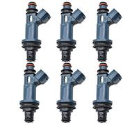 JAFYLO Injecteur de Carburant 6 pièces, for Lexus, RX300 1999-2001 2002 2003, for Toyota, Highlander Camry Sienna Avalon 23250-20020 23250-0A010 Injecteurs de Carburant pour Voitures