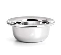 Jag Shaving Bol de savon à raser en acier inoxydable robuste, parfait pour un rasage propre et humide