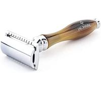 Jag Shaving Double Edge Safety Razor Étui en cuir de résine pour homme et femme