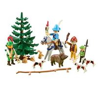 Jagdgesellschaft Playmobil 6564>3628 Falkner Sanglier En Original Film Neuf