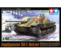 Tamiya Maquette Hetzer 1/48 – WWII Chasseur de chars allemand mi-production