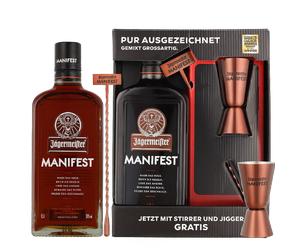 Jagermeister Manifest + Jigger & Stirrer 0.50 litre Liqueur
