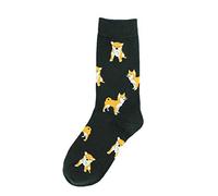JAGETRADE Femmes Drôle Animal Crew Chaussettes Shiba Inu Chien Chat Cochon Imprimer Happy Cartoon Bonneterie