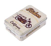 Jagetrade - Petite boîte de rangement en métal pour bonbons, bijoux, pièces de monnaie, boucles d'oreilles, écouteurs