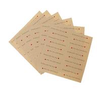 Jagetrade Stickers faits à la main en papier kraft pour boulangerie