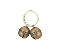 Jagowa 1 lot de 2 clochettes bruyantes pour chien et chat (bronze)