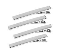 Jagowa 4 pinces à cravate pour homme, 6 CM, Métal